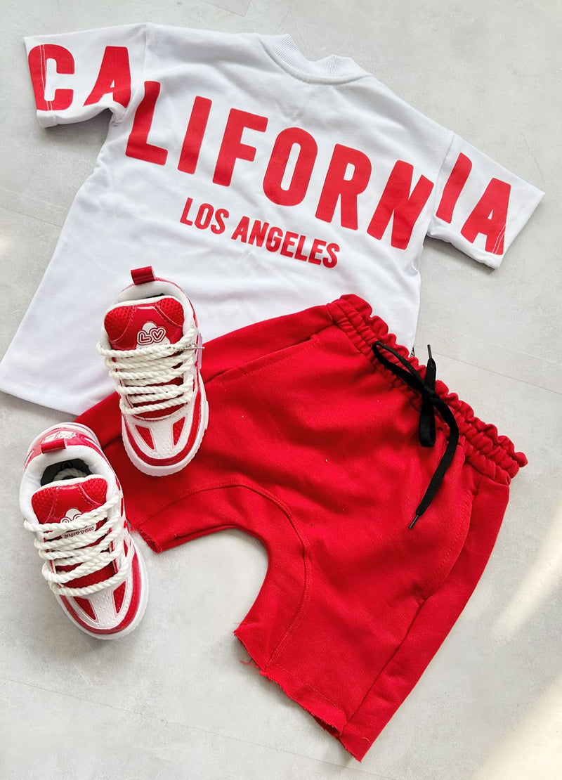 Conjunto Calífornia Vermelho