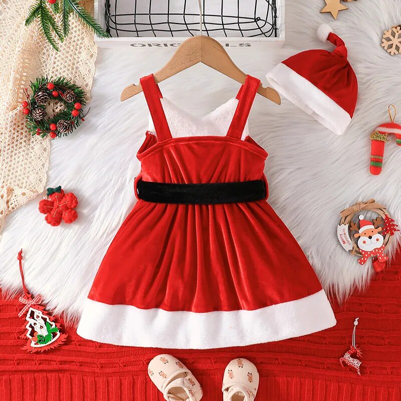 Vestido Infantil Natal Cintinho