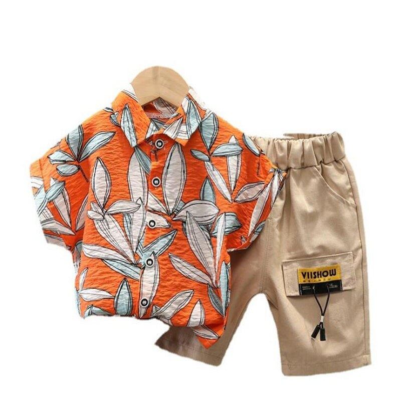 Conjunto Infantil Masculino Folhagem