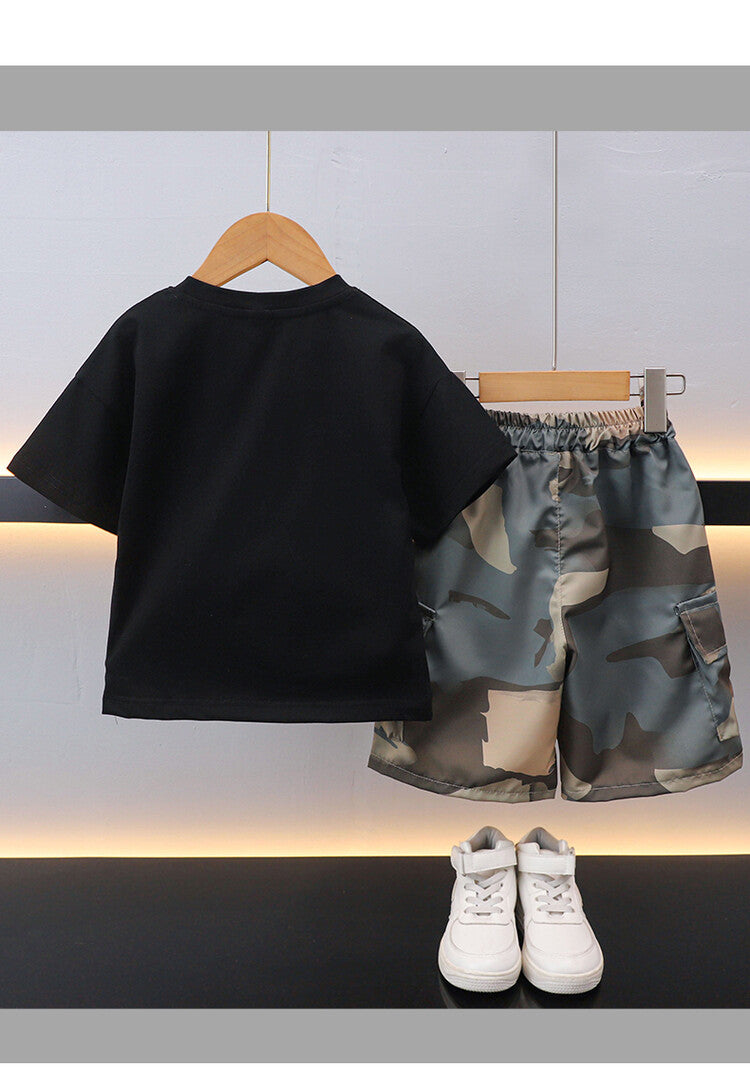 Conjunto Infantil Masculino Verão NW Camuflado