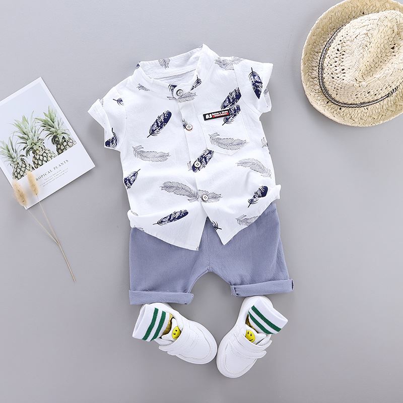 Conjunto Infantil Masculino Folhagem